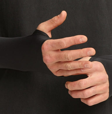 Men's Shoulder Wrap with optional hand coverage