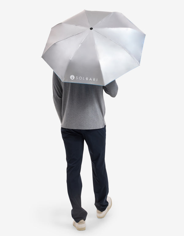 Silver / Sky Blue,106cm Arc