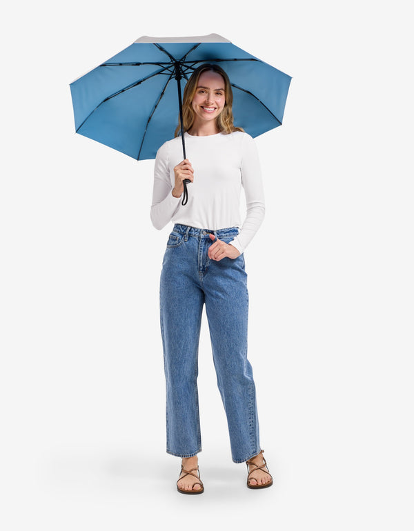 Silver / Sky Blue,106cm Arc