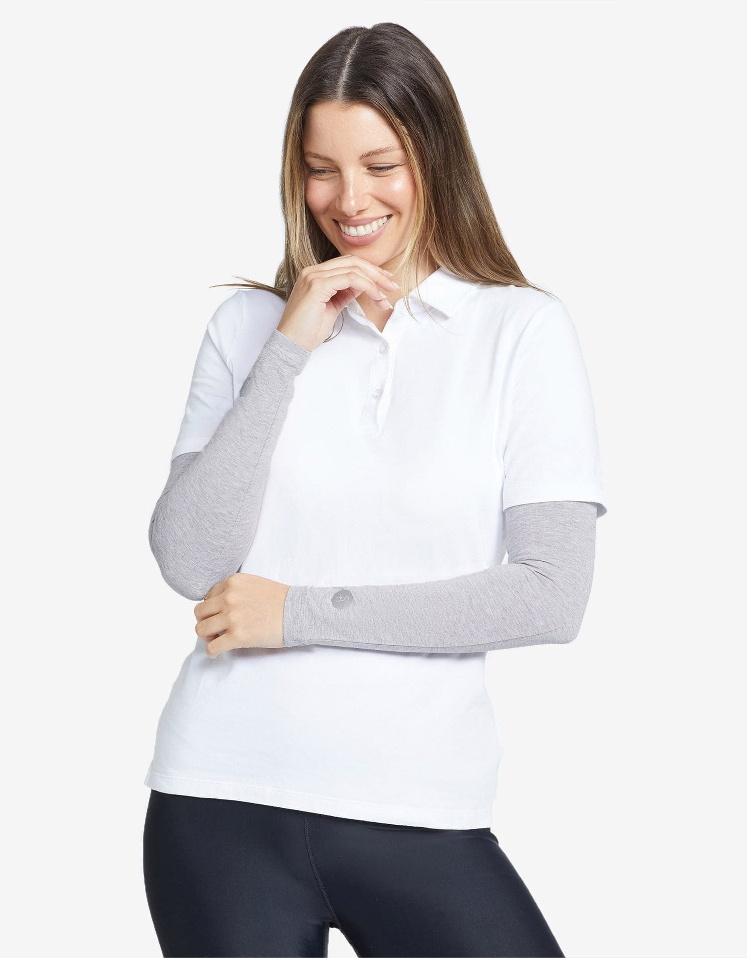 Light Grey Marle,No Thumbholes