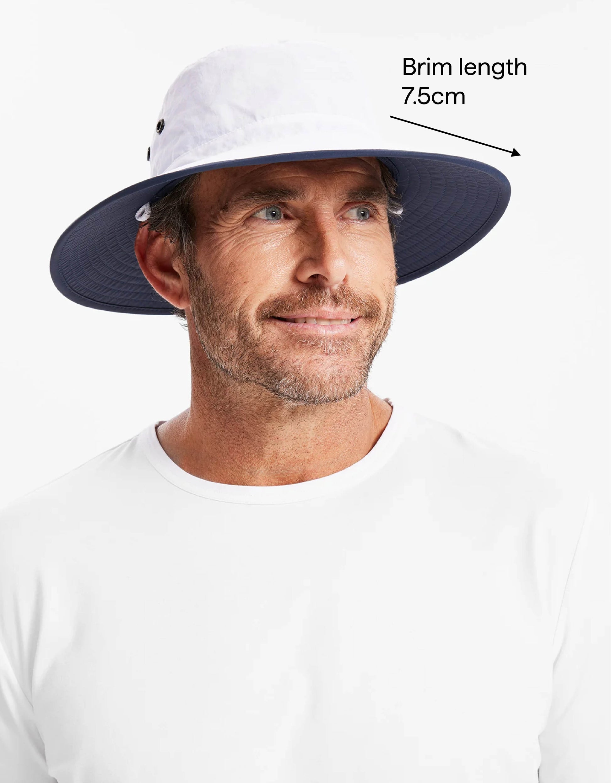 White / Navy