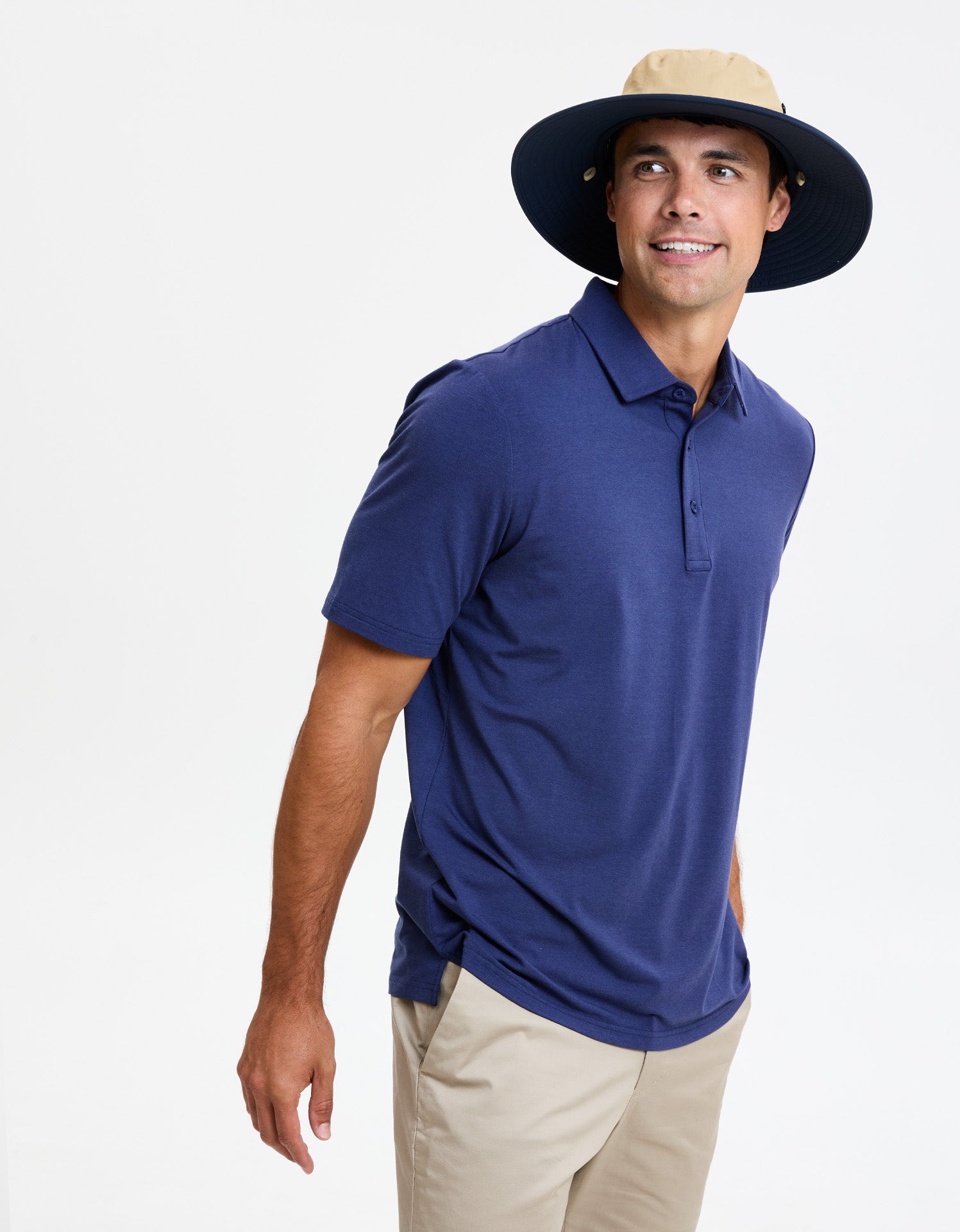Beige / Navy